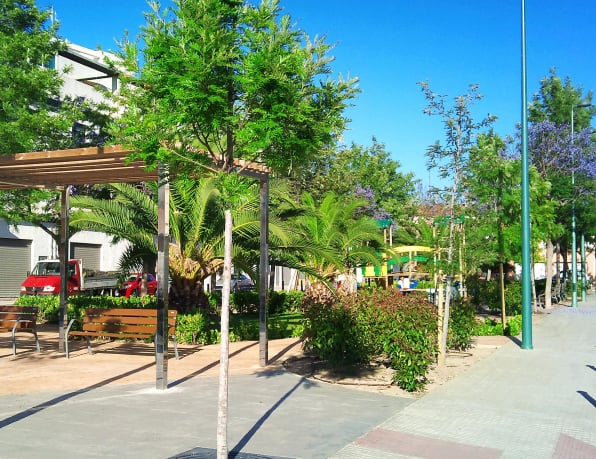 Urbanización de espacios público